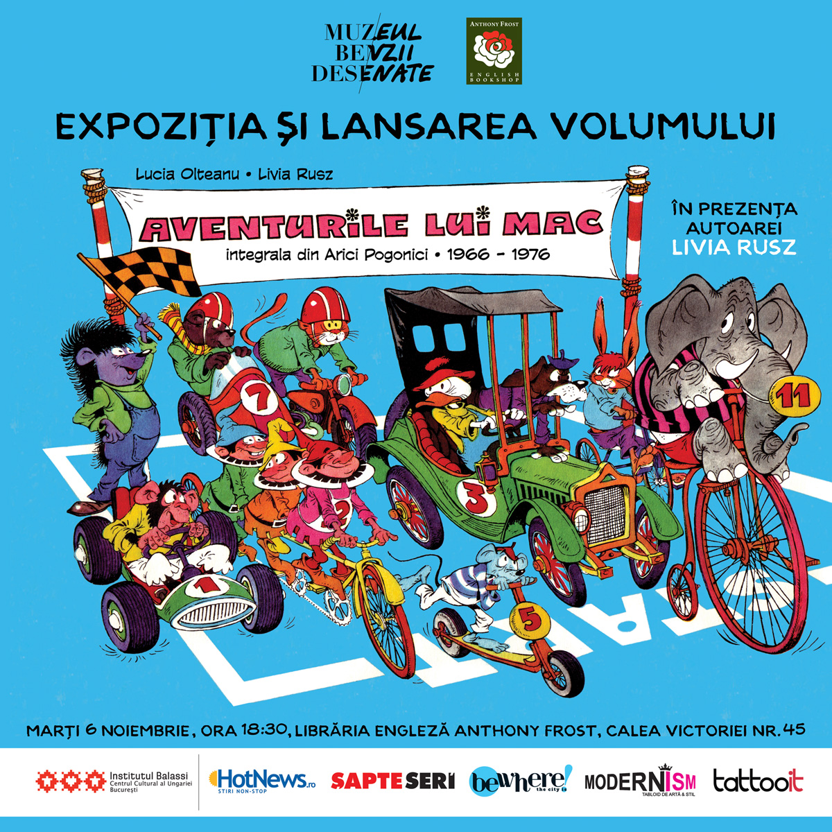 Expozitie si lansare de benzi desenate "Aventurile lui Mac, integrala din Arici Pogonici 1966-1976" 1 Proanimatie Aventurile lui Mac Proanimatie 27