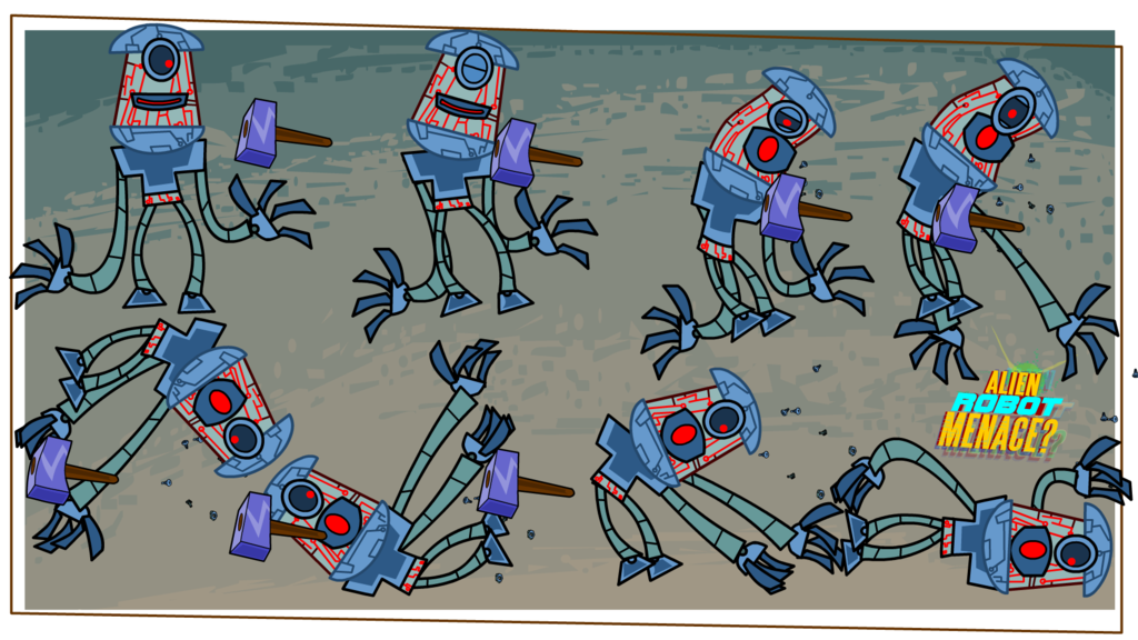 alien robot animation scene poses by altarisart d869eaq Proanimatie 11