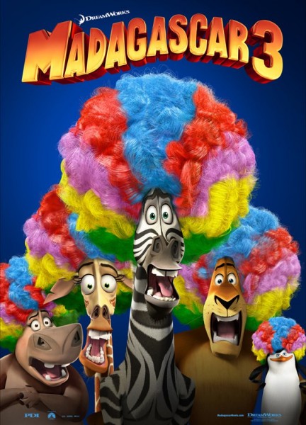 madagascar 3 poster Proanimatie 24